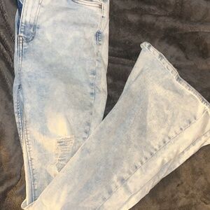 Flared jeans